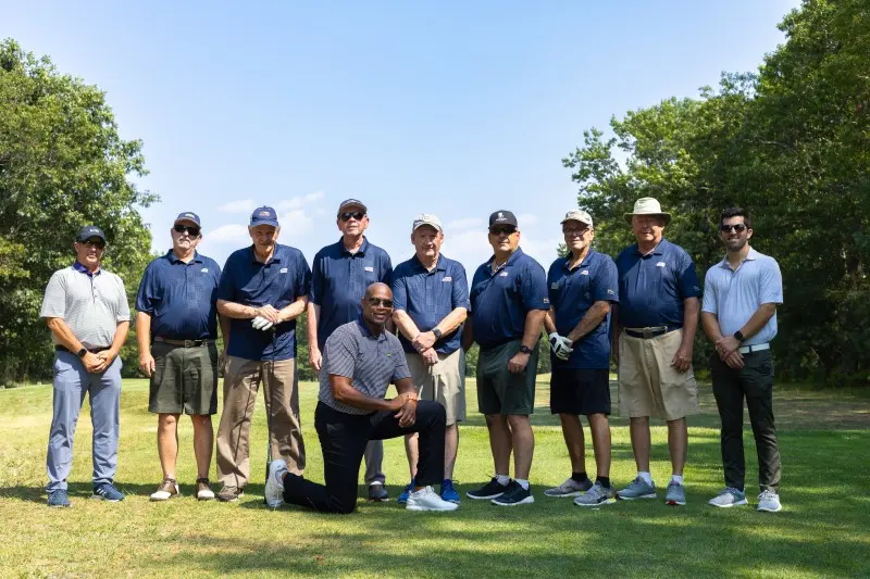 PGA HOPE veterans with their instructors